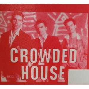 Crowded House 1986 Vintage Backstage Pass Original New Wave Pop Music Split Enz